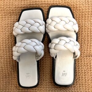 H&M braided strap sandal.